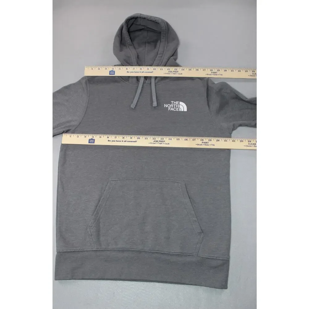 The North Face Gray Pullover Hoodie Sweatshirt Mens Medium